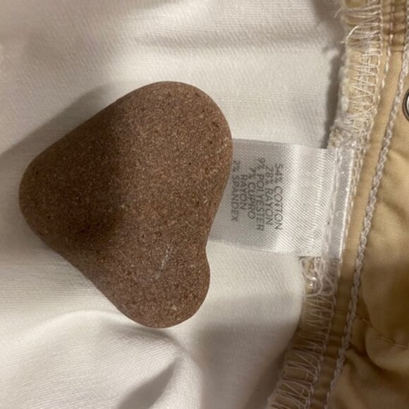 J Jill White Cropped Denim with fringed bottom. Authentic fit Size 14 - Picture 8 of 8